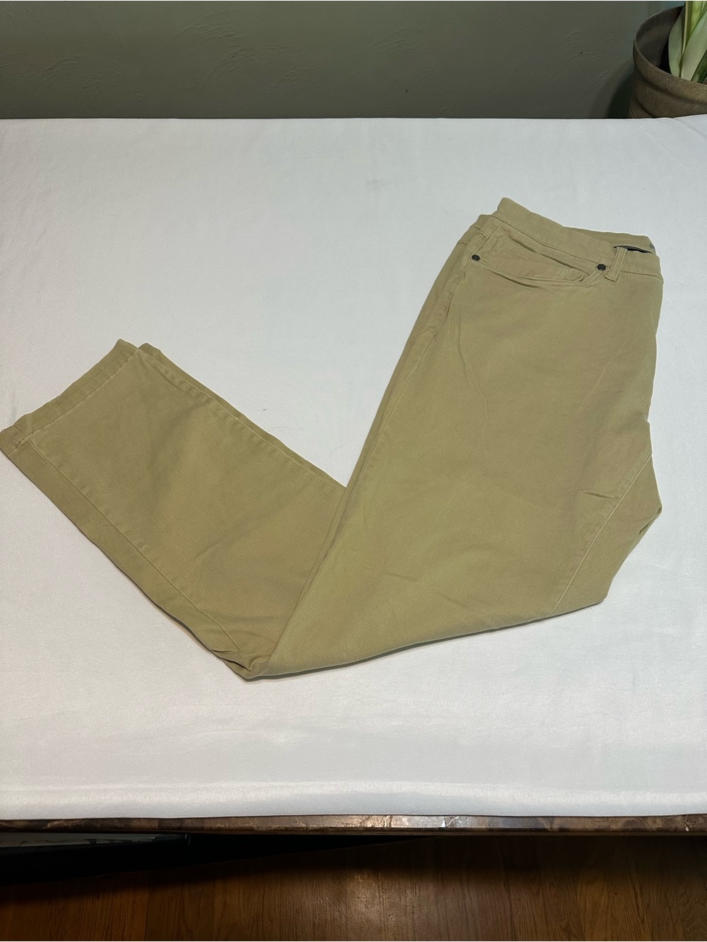 Hickey Freeman Men's Khaki Relaxed Jeans/slacks